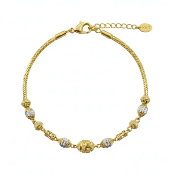 Women's Oval Halo Rose Gold Bracelet