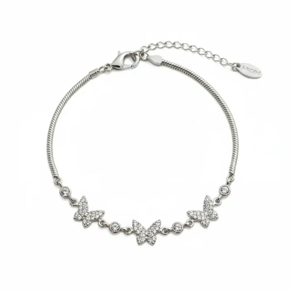 Women's Geometric Hexagon Silver Bracelet