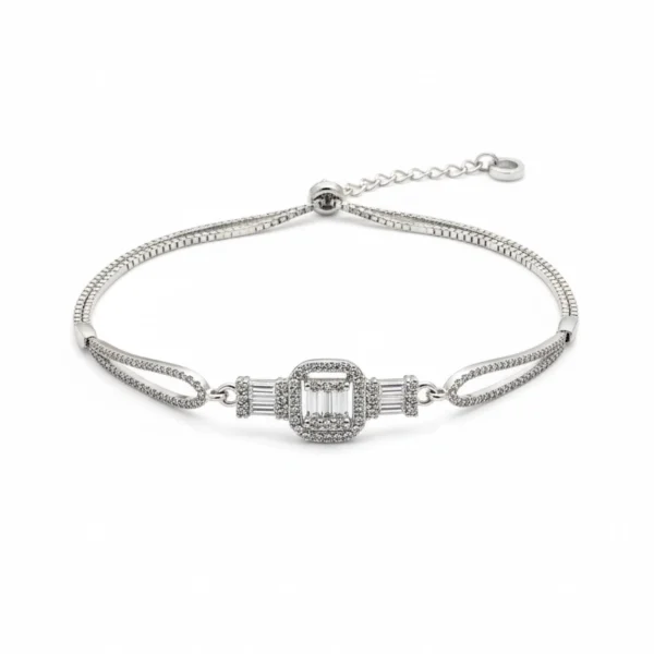 Women's Filigree Butterfly Blue Silicone Bracelet